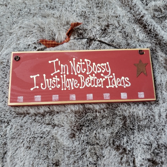 Red Rustic Country Sign - Picture 3 of 6